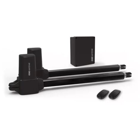 Scs Sentinel – Motorisation à vérins pour portail battant SimplyOpen 1+ – Tension 24V – Longueur de vantail jusqu'à 4m – Compatible bois, aluminium, fer, PVC