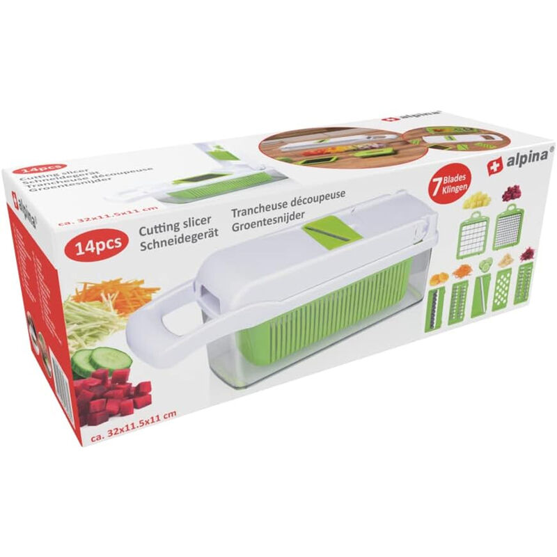 Affettamele In Acciaio Inox 8 O 12 Lame - Tagliafrutta A Leva Con Manico Comodo