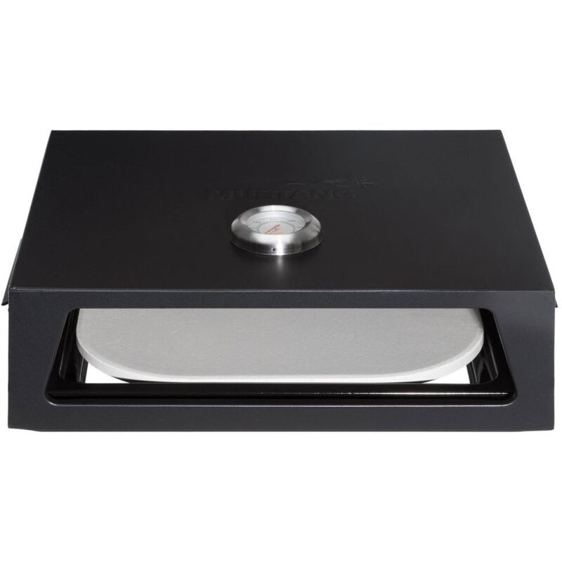 Cappa Per Pizza Per Barbecue BBQ-Toro - Acciaio Inox, Con Termometro, 56x39 Cm - Foto 4