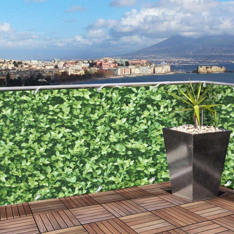 Sol Royal Frangivista e Telo frangivento per balconi SolVision HB2 90x500 cm Isolante - con Sol Royal Frangivista e Telo frangivento per balconi SolVision HB2 90x500 cm Isolante - con