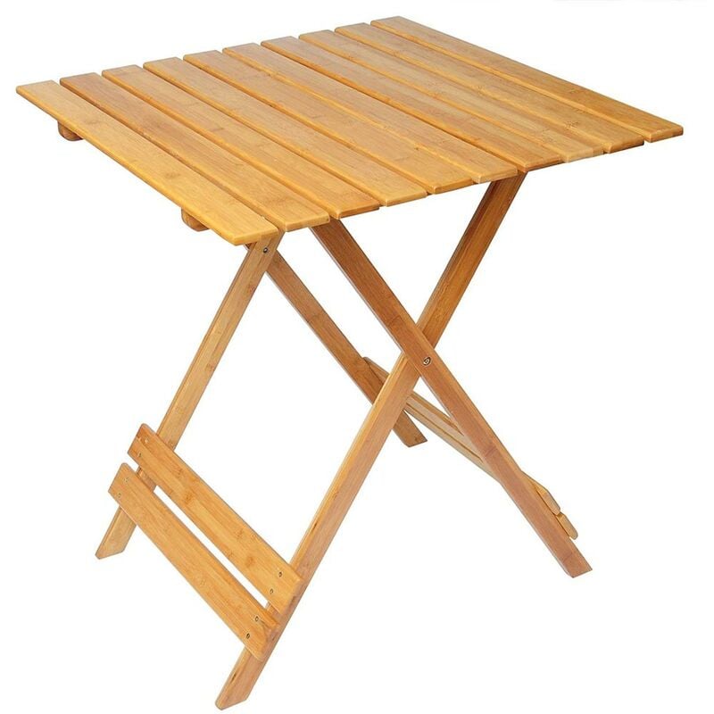 Tavolo in Legno per Giardino com-four® Tavolo in Legno Pieghevole Premium Tavolo da Giardino Pieghevole per Il Campeggio terrazza e Balcone Tavolino 