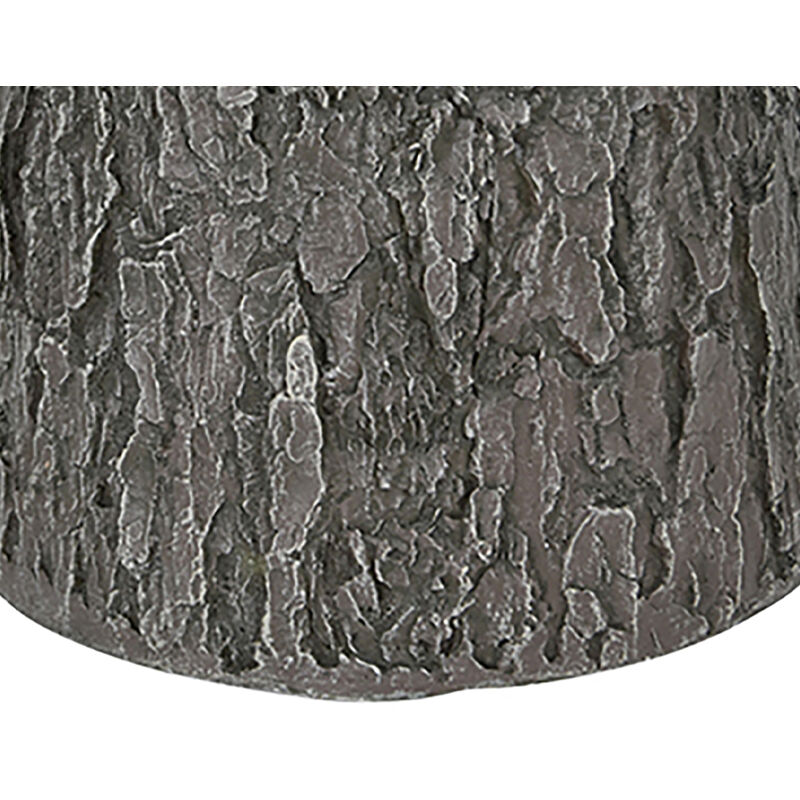 Base Per Albero Di Natale A Forma Di Tronco Grigio - Supporto Universale Per Alberi Naturali E Artificiali - copertina