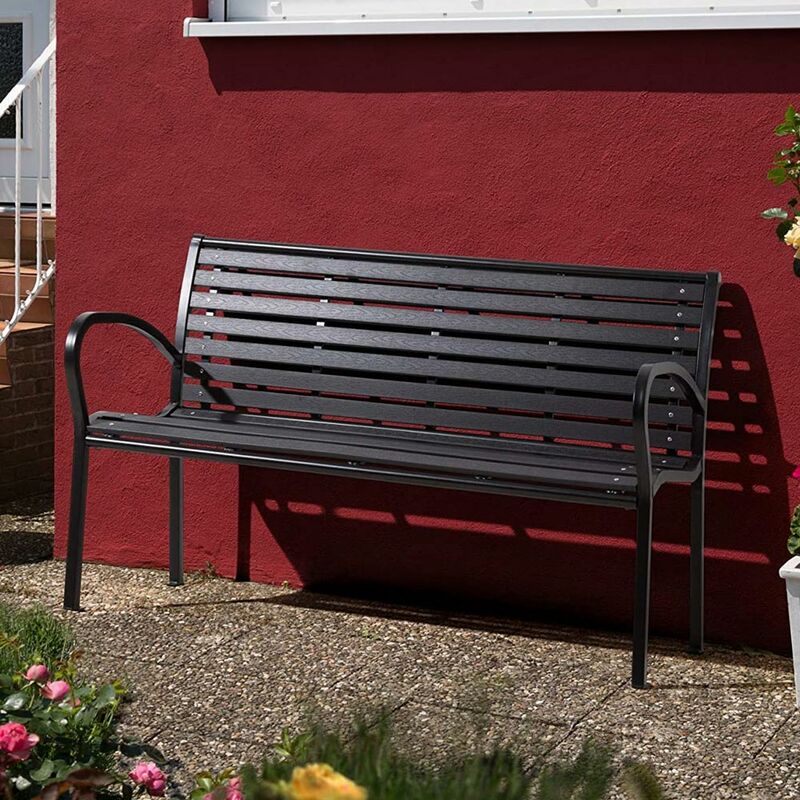 BAKAJI Panchina da Esterno Giardino Panca Seduta in | FindTheDeal