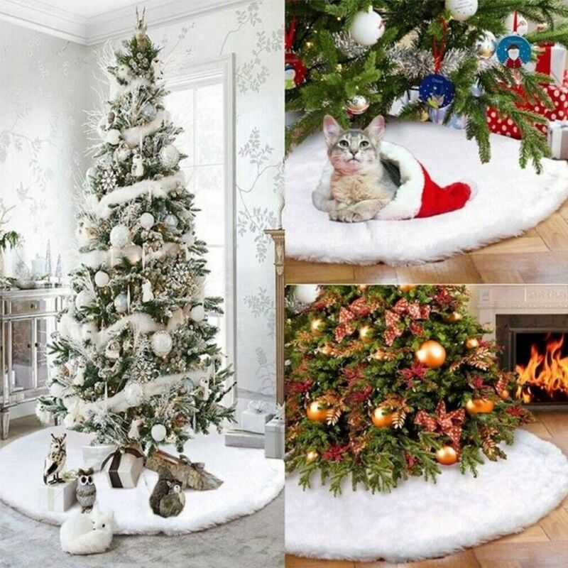 Gonna Per Albero Di Natale Pupazzo Di Neve - Copribase Decorativo 90cm