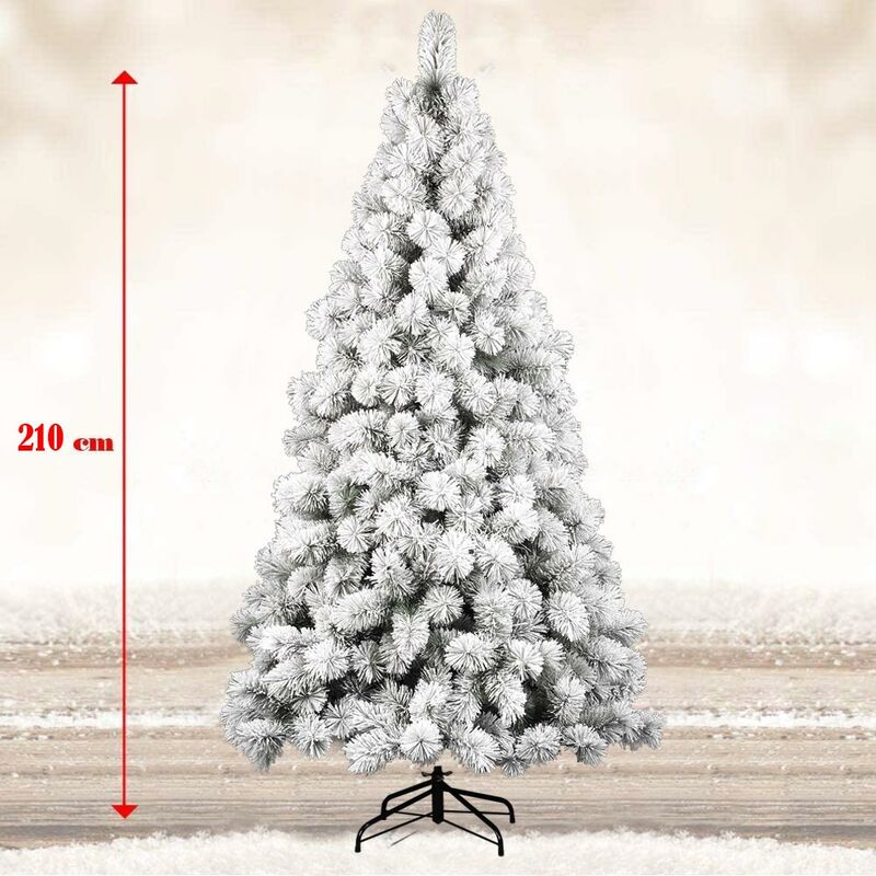 Alpine Fiocco Di Neve Luminoso Natalizio: Decorazione LED Con 96 Luci (84 Verdi + 12 Bianche), 40,6 Cm, Verde - 2