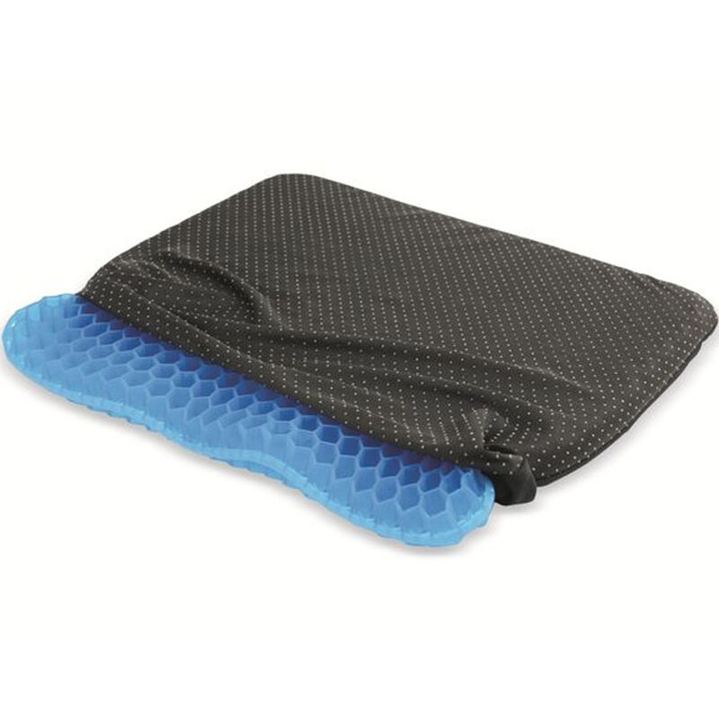 Cuscino in Gel per Sedie con Cintura 37x22cm Comfort Schiena Sciatica  Benessere