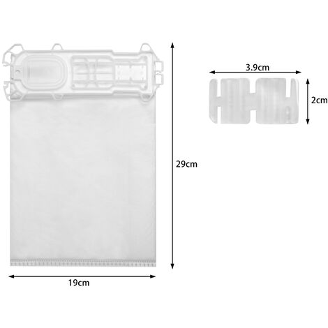 Kit Aspirapolvere Folletto VK135 VK136 12 Sacchetti + 12 Profumini  Compatibili