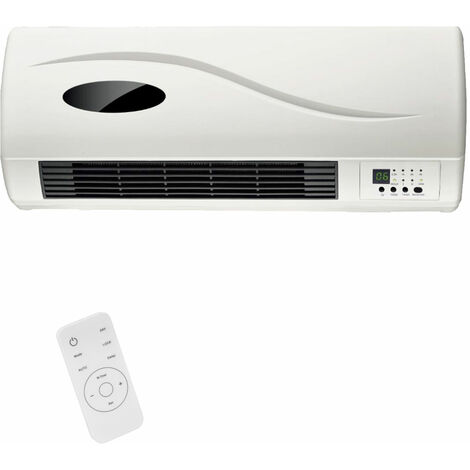 Termoventilatore Ceramico Elettrico a parete Modello Onda 2000W con Timer 24H