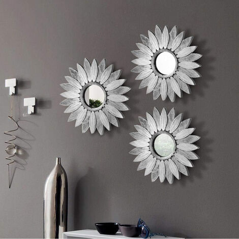 10 Specchi Rotondi Autoadesivi In Acrilico - 10x10cm, Spessore 2mm, Per Decorazione Casa - Foto 7