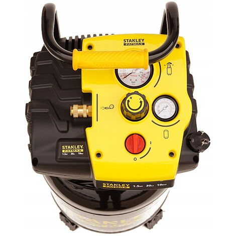 Stanley Compressore Fatmax 30 L 10 Bar Senza Olio Potenza 1,5 HP 1100 Watt