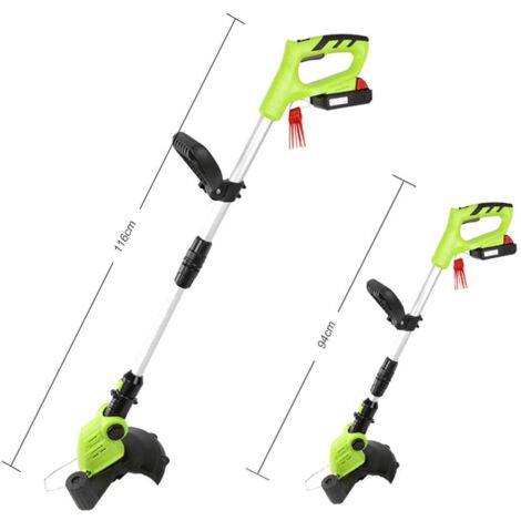 Decespugliatore Tagliabordi A Batteria 68V 2 Batterie Tagliaerba Elettrico 800w