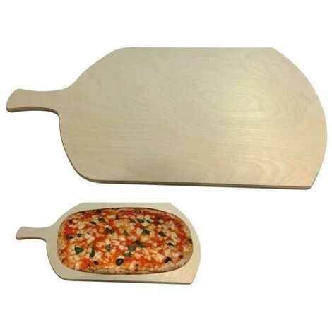 Tagliere Per Pizza a Metro Teglia Vassoio Legno Rettangolare Con Manico  62x37cm