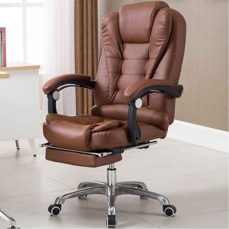 Poltrona Massaggiante USB Sedia Scrivania Ufficio Reclinabile Poggiapiedi Marr 82140435 - Foto 6