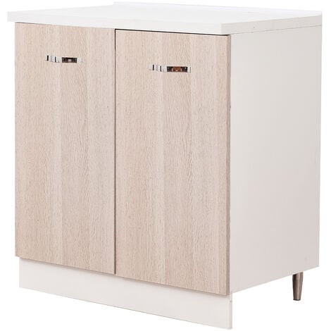 Mobiletto Base Cucina In Colore Olmo - Componibile Made In Italy 40x50x85 Cm - Foto 13