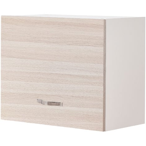 Pensile da Cucina Ribaltabile Muro Armadio Sospeso in Legno Parete Colore Olmo