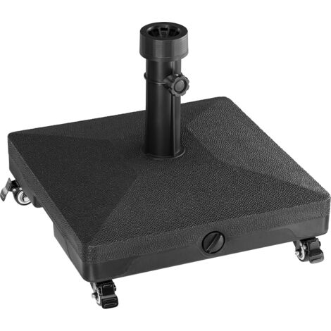 Base Per Ombrellone BAKAJI - Supporto Rotondo Da Riempire Con Acqua, 28kg Di Stabilit&agrave;