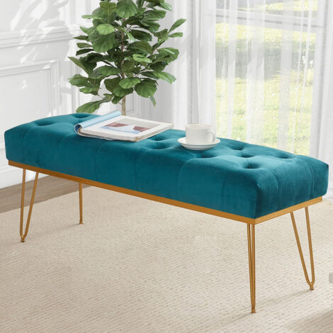 Panca per ngresso, Pouf per camera da letto, Panca retrò, Panca