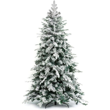 Albero di Natale Innevato Artide 210 cm Folto Foltissimo Realistico 948 Punte