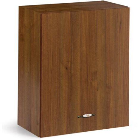 Mobile Pensile Noce Antico Con 1 Anta Per Cucina Componibile Cm 60x32x 72 H