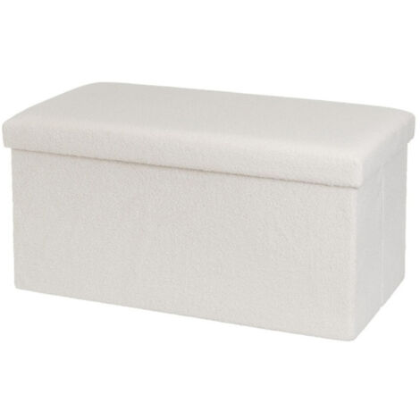 Cassapanca Pieghevole Baroni Home In Velluto Rosa - Pouf Contenitore Per Coperte E Giochi, 76x38x38 Cm - Foto 7