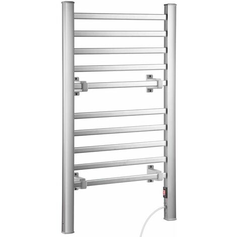 Scaldasalviette Termoarredo Elettrico Bagno 2in1 Asciugabiancheria 10 Elementi