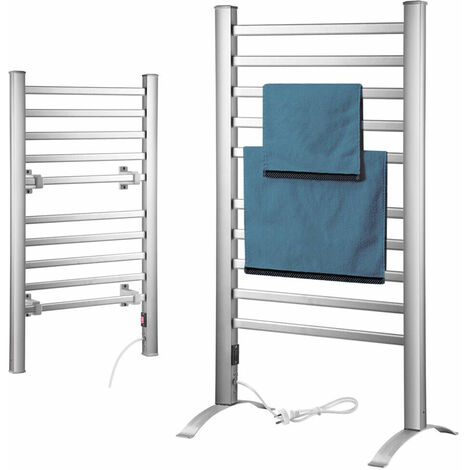 Scaldasalviette Termoarredo Elettrico Bagno 2in1 Asciugabiancheria 10 Elementi