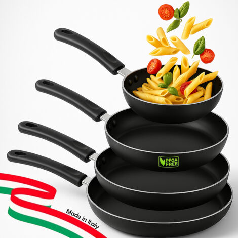 Set Padelle Vulcano Accademia Mugnano 16/20/24/28 cm