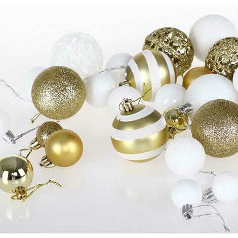 Pallina di Natale Decorazione Natalizia per Albero con Kit Impronta Calco Mano 30668 TradeShopOISEART Oro C Colore 