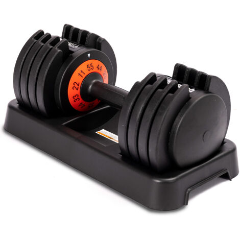 Set Manubri Palestra Regolabili, Opzioni di Pesi 5 in 1 da 1 a 5 kg, Maniglia in