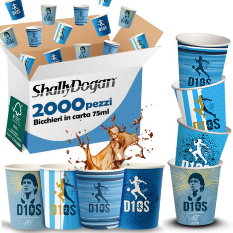 Bicchieri da caffè usa e getta 100 pezzi - Bicchieri di