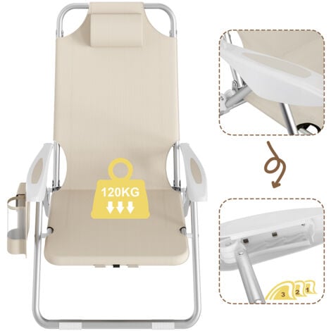 Spiaggia Spiaggina Bakaji Spiaggina Pieghevole Sedia Spiaggia