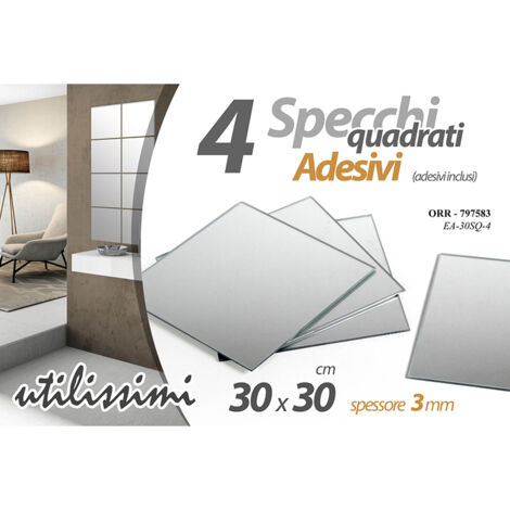 Set di 4 specchi rotondi Deco GOLD