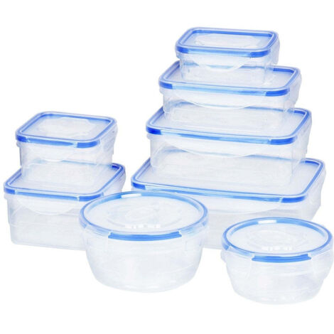Pro Home Contenitori salvafreschezza con coperchio, set da 3 (500 ml – 1,5 l), colore rosa, adatti al microonde e alla lavastoviglie, adatti al congelamento, contenitori per alimenti