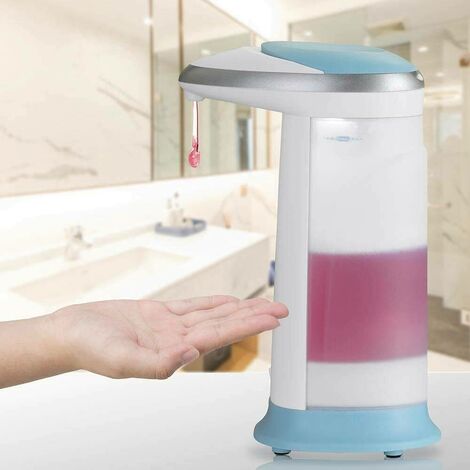 Dispenser Sapone Automatico 250ml Erogatore Sensore A Infrarossi E - Foto 5