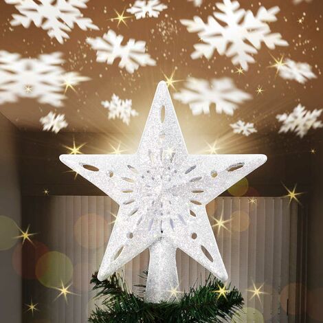 ornamenti a forma di fiocco di neve per decorazione natalizia con 2 stili Fiocchi di neve in plastica glitterata ornamenti da appendere per albero di Natale o Capodanno Gold 36 pezzi 