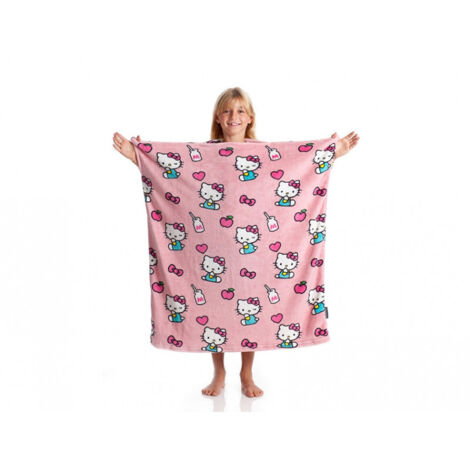 Coperta Plaid In Pile Fantasia Pois | Set Da 2 | 240x210 Cm | 100% Poliestere Lavabile