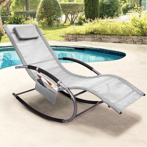 Banane piscina comodo cuscino per sedia a sdraio pieghevole/sedia da salotto per patio giardino cuscino di ricambio per poggiatesta 