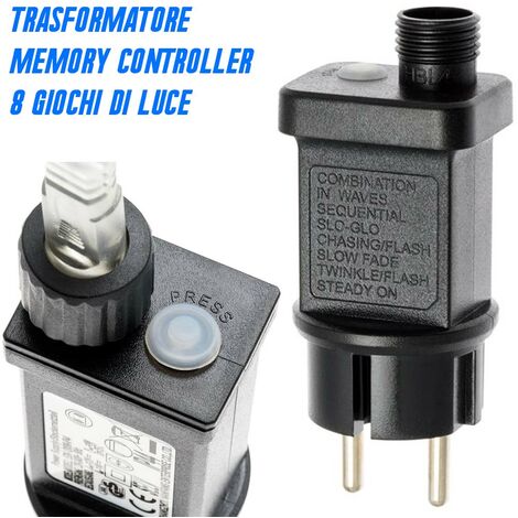 Catena Luminosa A Cascata 400 LED 2 Metri - 20 Fili Modellabili, 8 Modalità Luce, Telecomando, Impermeabile Per Esterni E Natale