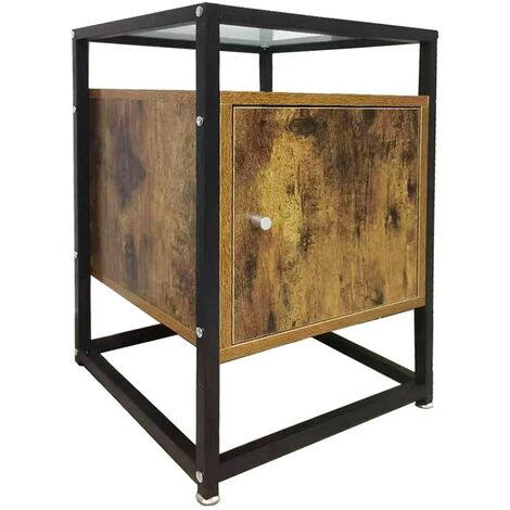 Comodino Acciaio Bianco 57x40x30cm | Con Anta Ventilata E Ripiano | Mobiletto Notturno Multiuso | Per Camera E Ingresso - Foto 12