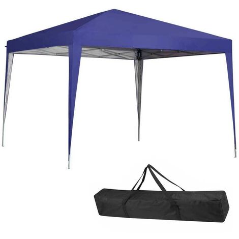 Gazebo Pieghevole 3x3 Impermeabile - Tenda Da Esterno Con Sacca Trasporto - Anti UV Per Giardino E Spiaggia - Foto 6