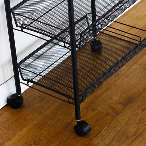 Carrello Multiuso In Resina SHELL D+75373 - Ripiani Regolabili Per Casa E Officina - Foto 5