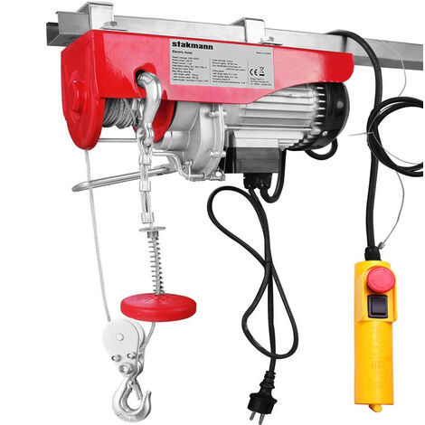 Paranco Elettrico Argano Montacarico Verricello Sollevatore Carico 125 / 250 kg