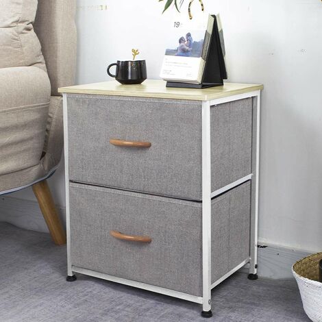 Cassettiera In Tessuto Con 4 Cassetti - Comodino Organizzatore Per Camera Da Letto E Piccoli Spazi 45x30x94 Cm - Foto 14