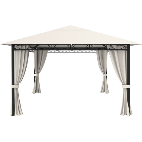 Gazebo Professionale 3x4.5 M Pieghevole | Struttura Acciaio 30mm | Telo Oxford 1200D Impermeabile UV | Borsa Custodia