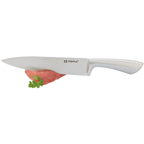 Coltello Chef in Acciaio Inossidabile Lama da 33,5 cm Ideale Carne Pesce  Verdure