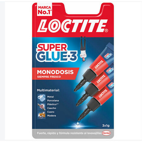 Loctite Super Glue Power Gel Mini 1g Pack of 3