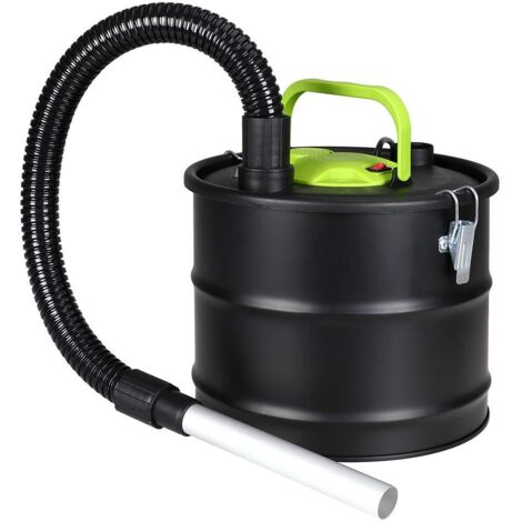 BAKAJI Aspiracenere Professionale Potenza 800W Aspirapolvere Aspira Cenere con Funzione Soffiatore Filtro Interno Hepa e Tubo Aspirante Flessibile Capacità Serbatoio 15 lt Pulizia Camino Stufa Pellet (1/4)