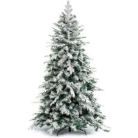 Albero di Natale Innevato Artide 240 cm Folto Foltissimo Realistico 1260 Punte