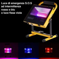 Tayire Faro LED Ricaricabile Portatile Solare, 5 Modalità Faretto 288LEDs, Lampada Da Campeggio Con Cavo USB, 11000mAh Proiettore Esterni Per Campeggio - Foto 2