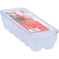 2 Portauova Per Frigorifero KNGNGK - Con Indicatore Data, Impilabili, Per 20 Uova, Materiale PP (Blu E Verde) - Foto 3